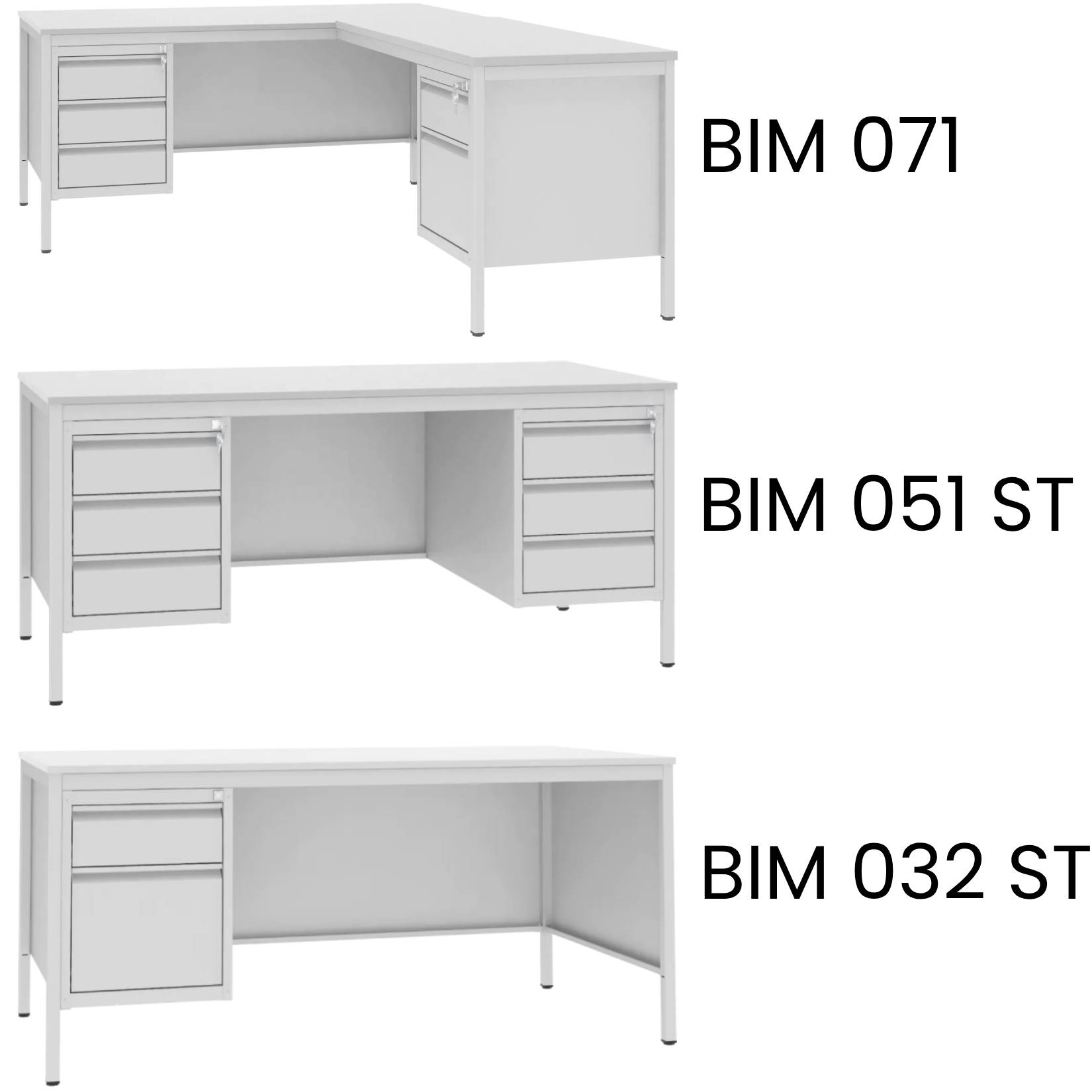 Personalizowany blat do biurka medycznego BIM 212S