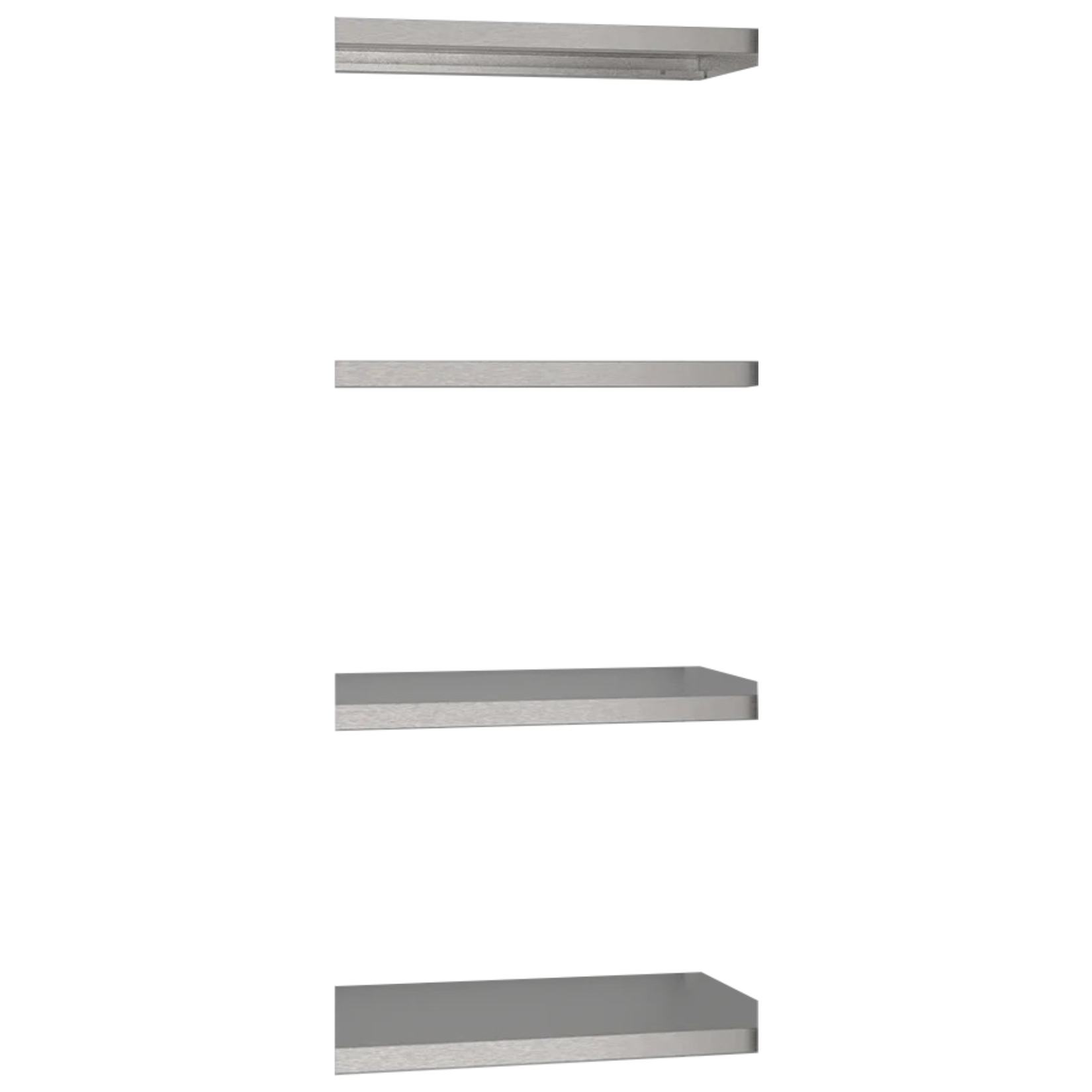 Cztery półki metalowe ocynkowane w szafie narzedziowej metalowej Malow LMSW 206g