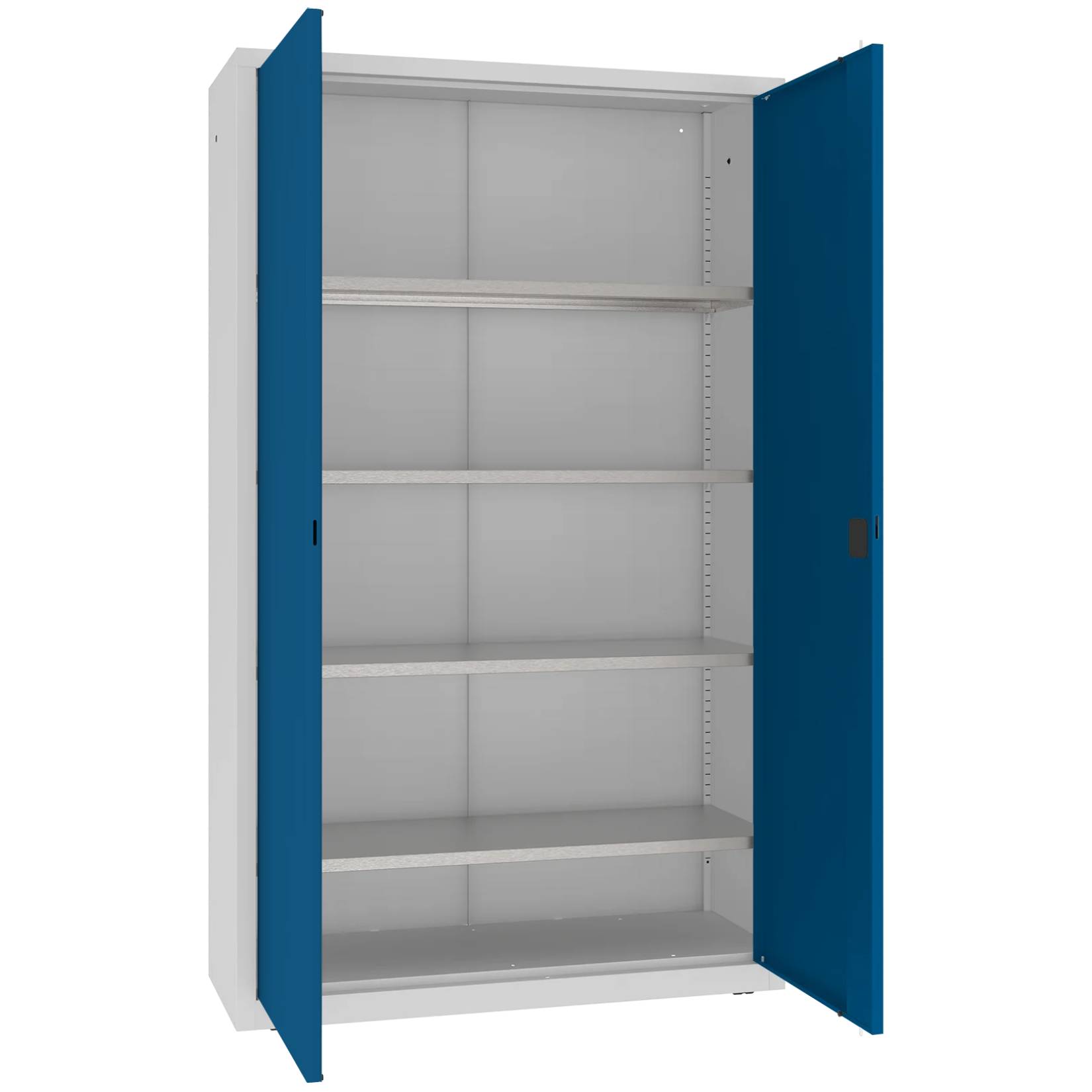 Zastosowanie metalowej szafy na elektronarzędzia z półkami Malow LMSW 212g