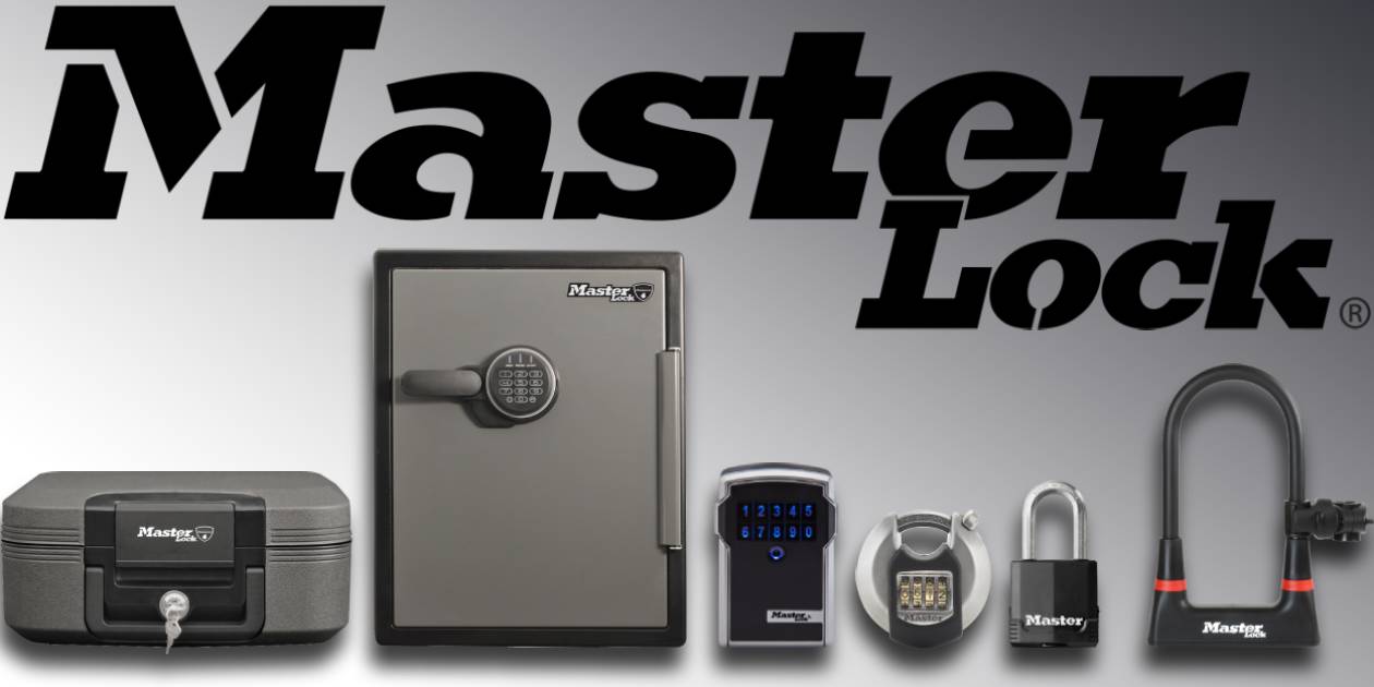 Wizualizacja zastosowania kłódki Master Lock