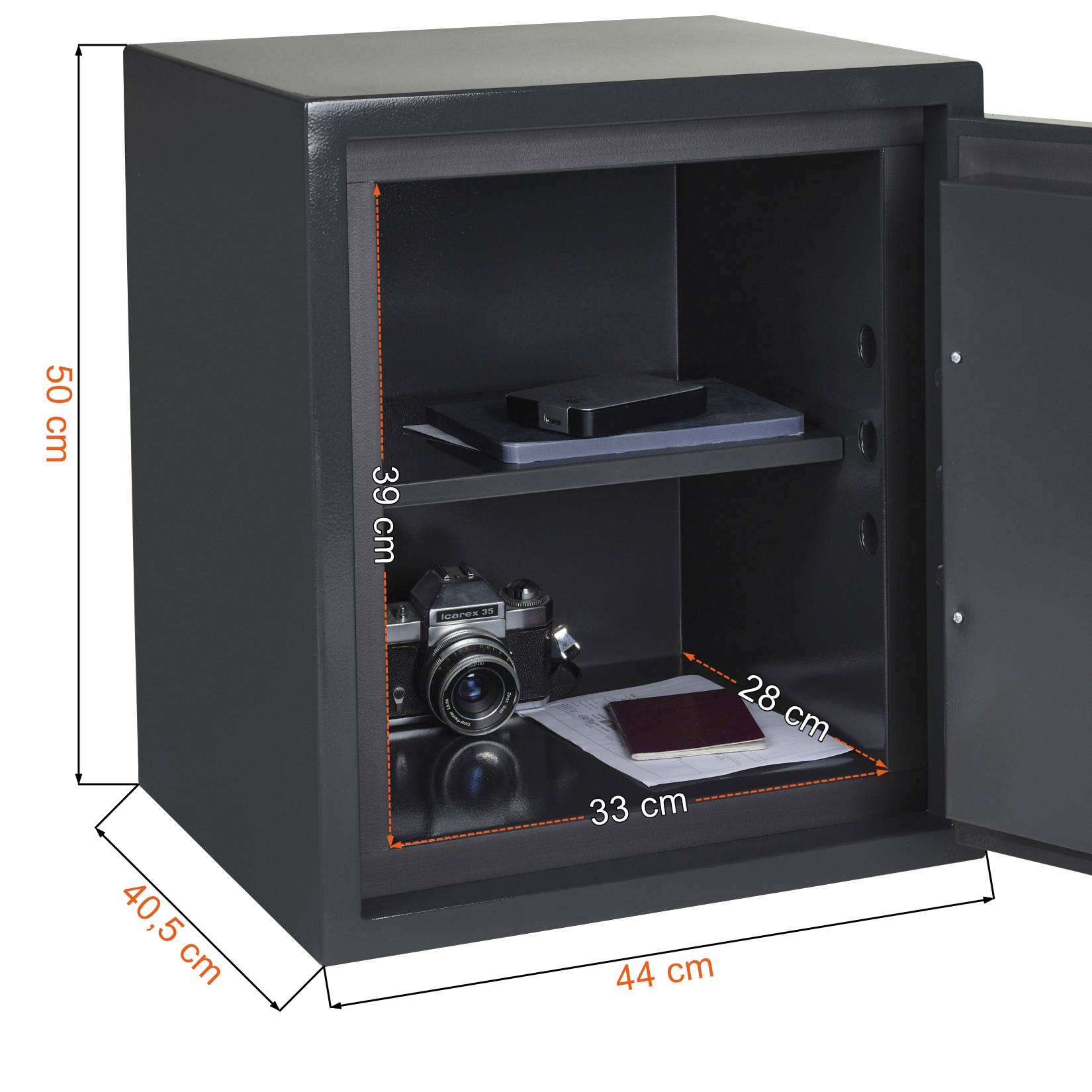 Wymiary Yale YEN/500/EEG1