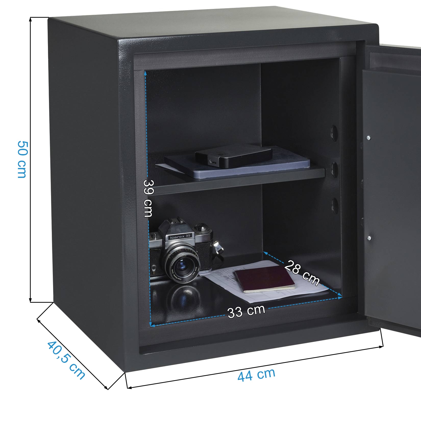 Wymiary Yale YEN/500/EEG1