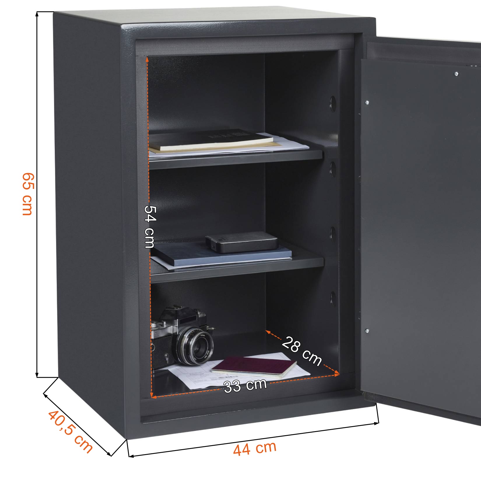 Wymiary Yale YEN/650/EEG1